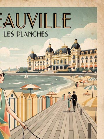 Henshin - Deauville 1925 - Les Planches - Art Deco