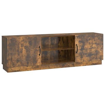 vidaXL TV Kast Gerookt eiken 150 x 31 x 47 cm Bewerkt hout, Verzenden, Nieuw