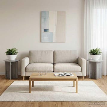 vidaXL Plantenstand 2 st Grijs sonoma 40 x 40 x 40 cm, Verzenden, Nieuw