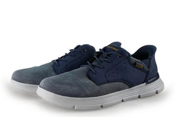 Skechers Sneakers in maat 42 Blauw, Kleding | Heren, Zo goed als nieuw, Skechers, Sneakers, Verzenden