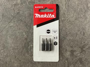 Veiling - 20x Makita schroefbit 3-pack B-23519 SL4x25 mm