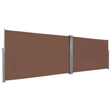 vidaXL Windscherm uittrekbaar 160x600 cm bruin, Tuin en Terras, Verzenden, Nieuw