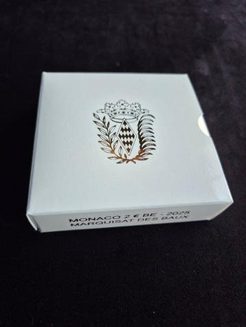 Monaco. 2 Euro 2025 Marquisat des Baux Proof