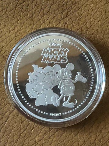 monde. Mickey Mouse im Saarland Silver Plated - 37g (Sans