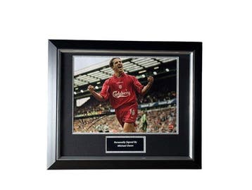 Wereldkampioenschap Voetbal - Michael Owen Signed Liverpool, Nieuw