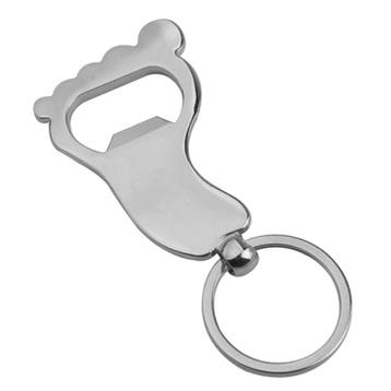 Fako Bijoux - Sleutelhanger Flesopener - Blote Voet -, Verzamelen, Verzenden, Nieuw