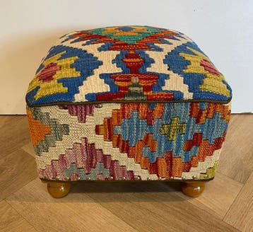 Kelim Poef (Inutilisé/Nouveau) - Kelim - 34 cm - 34 cm
