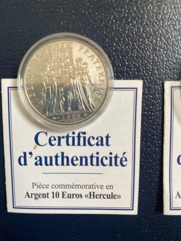 Frankrijk. 10 Euro Various Years (4 monnaies) (Zonder