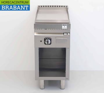 Plaque de cuisson HCB en acier inoxydable, surface lisse,, Verzenden