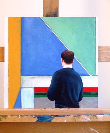 Gerard Boersma (1976) - Ocean Park (painting of a man