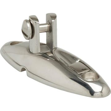 Dekplaat 91x30mm met Uitneembaar Bovenstuk Rvs, Watersport en Boten, Ophalen of Verzenden, Nieuw