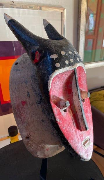 Een houten masker - Baule - Ivoorkust