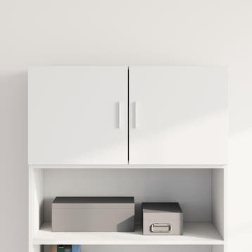 Wandkast wit | Retour deal | Sla je slag nu, Verzenden, Zo goed als nieuw, Minder dan 150 cm, Minder dan 100 cm