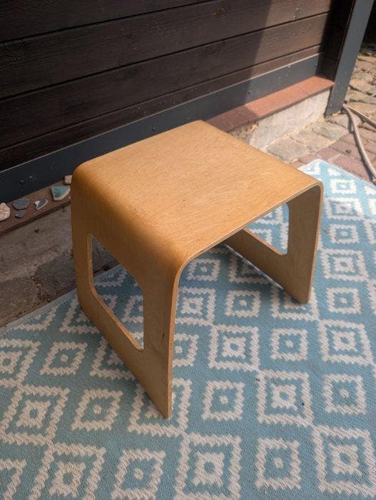 IKEA - Lisa Norinder - Kruk - kruk, bijzettafel - Birch -, Antiek en Kunst, Antiek | Meubels | Stoelen en Sofa's
