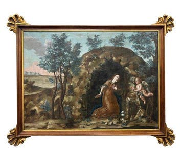 Italiaanse school (XVIII) - Santa Maria Maddalena penitente