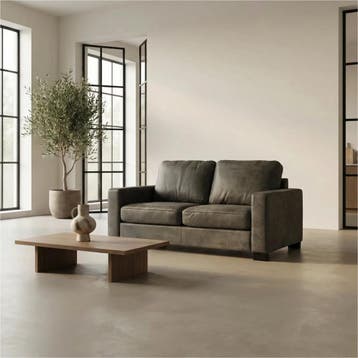 Leren bank Energy - 2 zits, Huis en Inrichting, 150 tot 200 cm, Nieuw, Ophalen of Verzenden, Modern