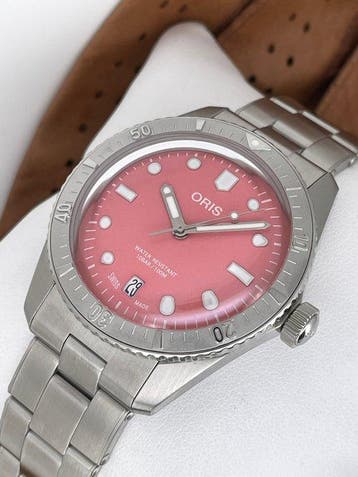 Oris - Divers Sixty Five Cotton Candy Automatic Pink - 01