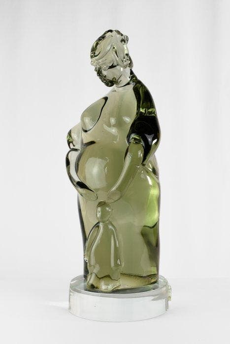 effe vetreria artistica - Walter Furlan - sculptuur,, Antiquités & Art, Antiquités | Verre & Cristal