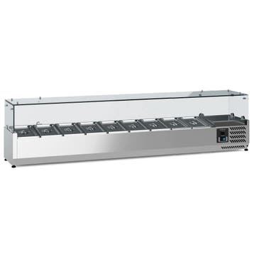 Opzetkoelvitrine | 9x 1/3 GN | +2°C/+8°C |, Verzenden, Nieuw in verpakking