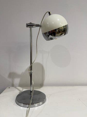 Tafellamp - Verstelbare Eyeball Nieuwe Globe-T - Staal,