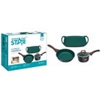Winning Star 4-delige Non-stick Kookset – Gietaluminium, Ophalen of Verzenden