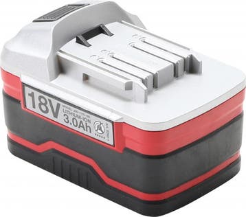 Reserve accu Li-Ion 18 V DC / 3,0 Ah voor accu-slagmoersleut, Verzenden