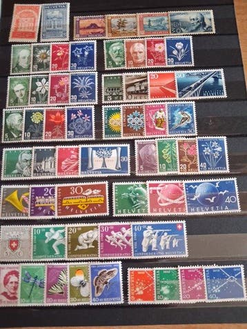 Zwitserland 1900/1963 - Postzegels Zwitserland- 53 series en, Timbres & Monnaies, Timbres | Europe | Belgique