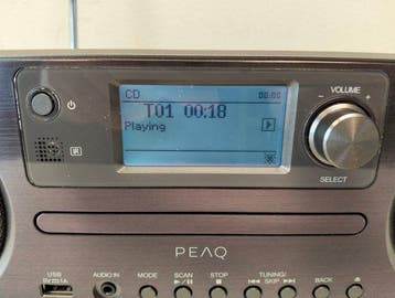 Peaq - PDR350BT-B-1 Radio numérique, Audio, Tv en Foto, Nieuw