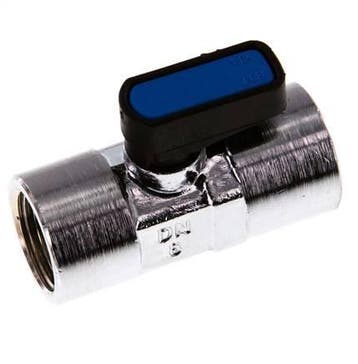 Rp 3/8 2-Way Brass Mini Ball Valve Compact EN331 Gas 20 Bar, Verzenden