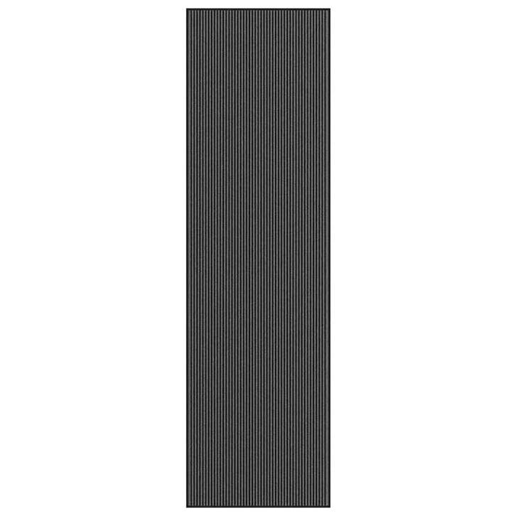 vidaXL Deurmat 115x400 cm gestreept 115x400 cm zwart en, Tuin en Terras, Deurmatten, Nieuw, Verzenden