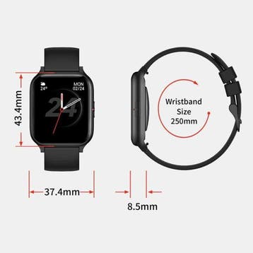P8 Mix Smartwatch Smartband Smartphone Fitness Sport, Verzenden, Nieuw, COLMI