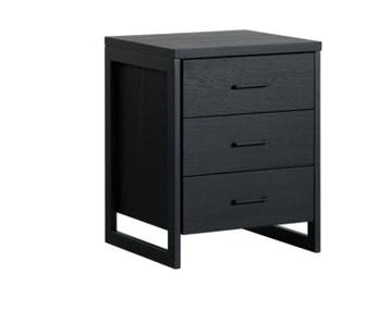 Caresse Nachtkastje OAK 3 Laden, Nieuw