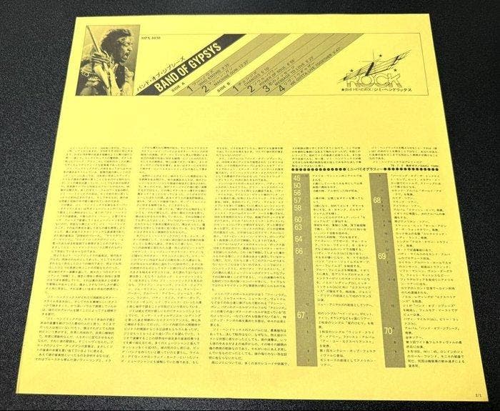 Jimi Hendrix Band Of Gypsys - Band Of Gypsys / Historic, CD & DVD, Vinyles Singles