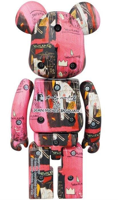 Medicom Toy - Superalloy BE@RBRICK Andy Warhol × Jean-Michel, Antiquités & Art, Art | Objets design