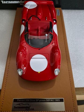 Tecnomodel 1:18 - Voiture de sport miniature - Ferrari Dino