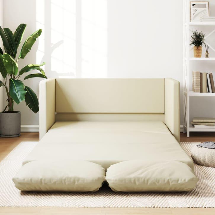 vidaXL Slaapbank vloermodel 2-in-1 112x174x55 cm kunstleer, Huis en Inrichting, Zetels | Zetels, Nieuw, Verzenden