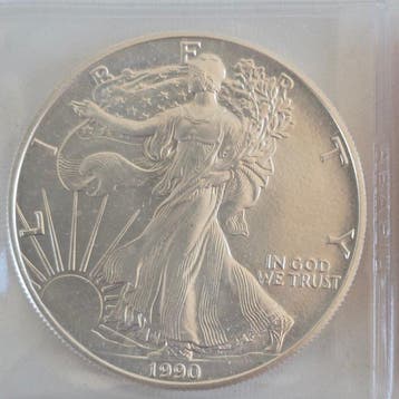 Verenigde Staten. 1 Dollar 1990/2022, 2 x 1 Oz (Zonder