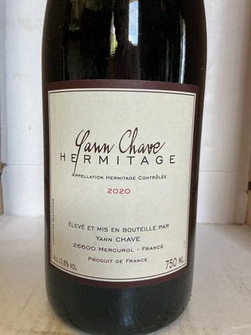 2020 Yann Chave, Hermitage - Hermitage - 1 Fles (0,75 liter)
