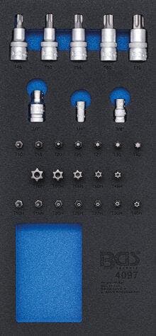 Bgs Technic Gereedschapsbakje 1/3: assortiment bits en bits, Verzenden, Nieuw