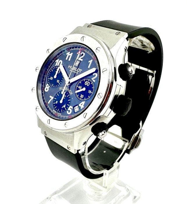 Hublot - Super B flyback - Full set - Heren - 1990-1999, Bijoux, Sacs & Beauté, Montres | Hommes