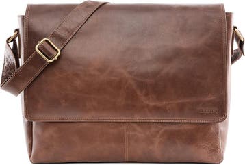 Leabags Laptoptas 15 inch Buffelleer | 52% Korting Retour..., Computers en Software, Laptoptassen, Verzenden, 15 inch, Zo goed als nieuw