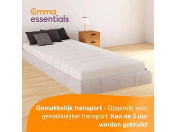 Veiling - Emma Essentials Matras - 140x200 cm - 16cm hoog, Maison & Meubles, Chambre à coucher | Matelas & Sommiers