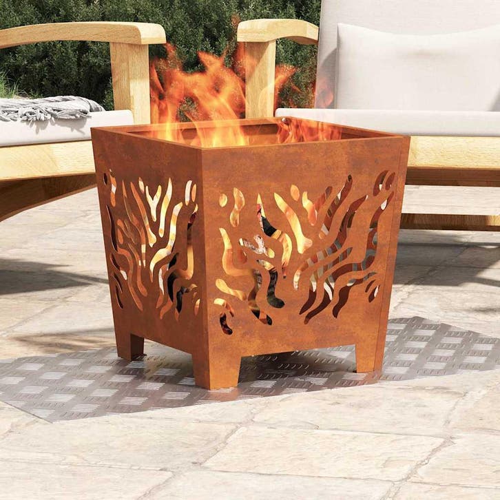 vidaXL Trap Tread Vierkant 2 pcs Zilver 50 x 50 cm Aluminium, Doe-het-zelf en Bouw, Ladders en Trappen, Nieuw, Verzenden