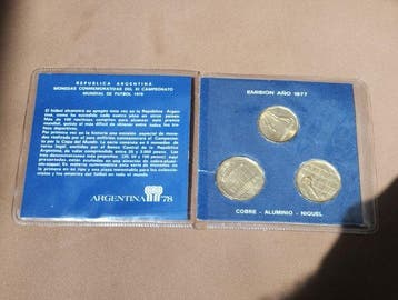 Spanje, Argentinië. Lote 4 estuches (Zonder minimumprijs)