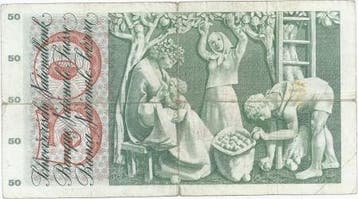 Suisse Schweiz Pick 48 c 50 Franken 28/03/1963 S/ss, Verzenden, België