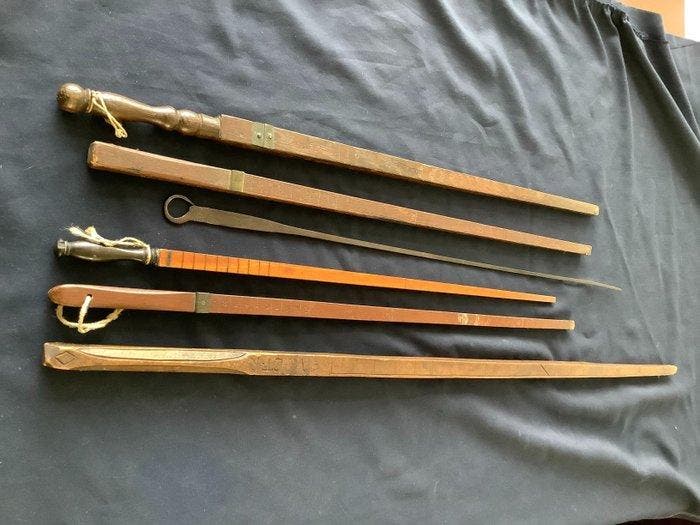 Werkgereedschap (6) - Ellemaat / maat in voeten, Antiek en Kunst, Antiek | Overige Antiek