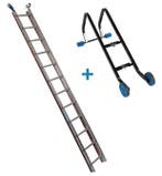 Solide dakladderset met nokhaak 3m, Doe-het-zelf en Bouw, Ophalen of Verzenden, Nieuw, Ladder, 2 tot 4 meter