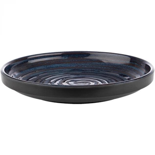 Bord | LOOPS | Melamine | Blauw | Per Stuk | Ø230x35(h)mm, Articles professionnels, Horeca | Équipement de cuisine, Envoi