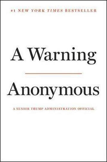 A Warning 9781538718469 Anonymous, Verzenden, Gelezen, Anonymous