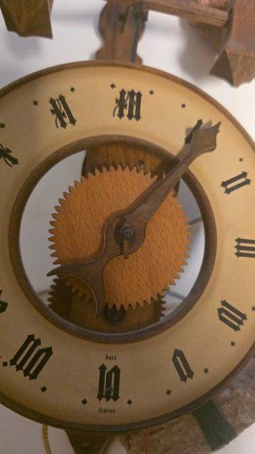 Horloge murale - Baumann A.G. - Vintage Bois - 1960-1970 -, Antiek en Kunst